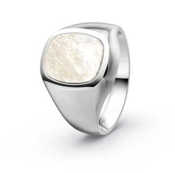 CR-Siegelring 07/6 - Silber 925 / - Bergkristall