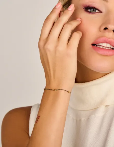 Shishi Armband - Sterlingsilber rhodiniert und vergoldet