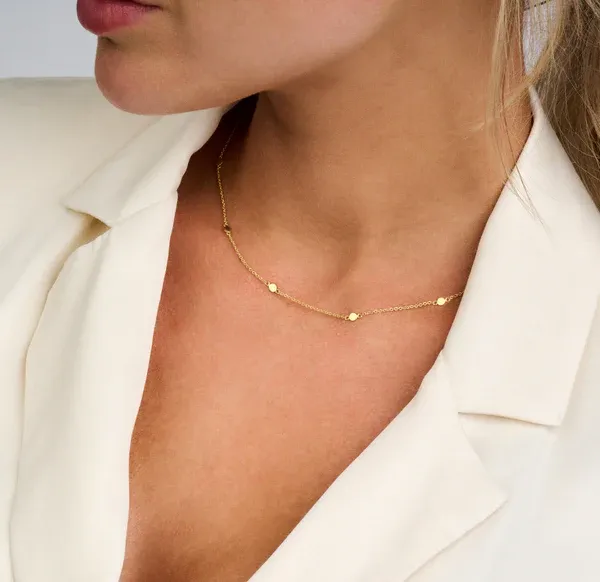 Obsession Halskette 45 cm - Sterlingsilber rhodiniert