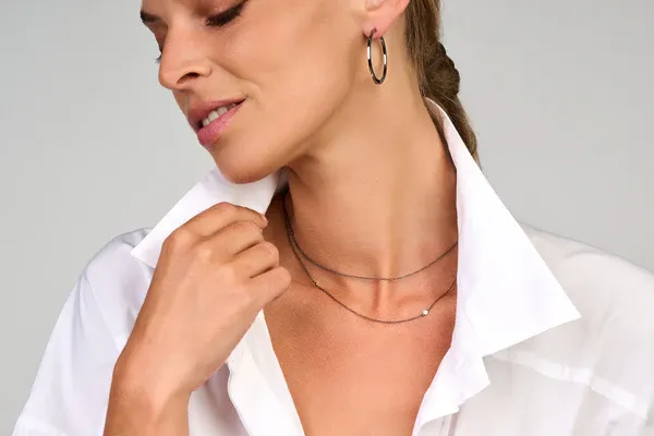 Obsession Halskette 70/80 cm - Silber vergoldet