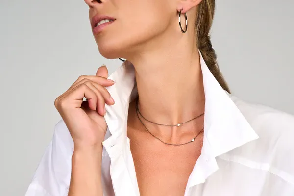 Obsession Halskette 70/80 cm - Silber vergoldet