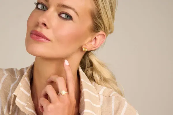 Sunshine Ohrstecker - 0,025 Ct Diamanten