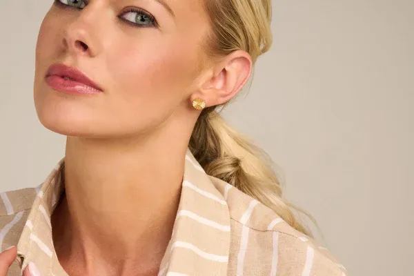 Sunshine Ohrstecker - 0,025 Ct Diamanten