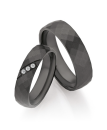 CR-Trauringe Black & Diamonds 14 / 30050 | 14 / 30060